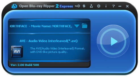 Open Blu-ray ripper screenshot