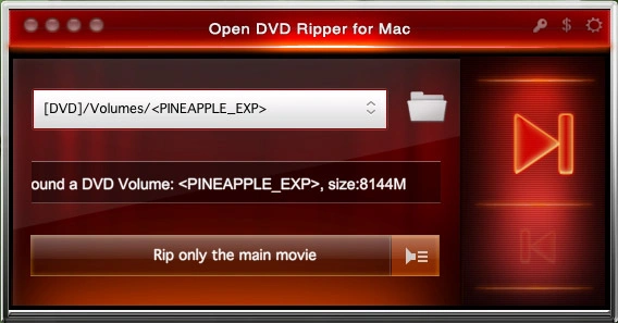 Open DVD Ripper for Mac Screenshot