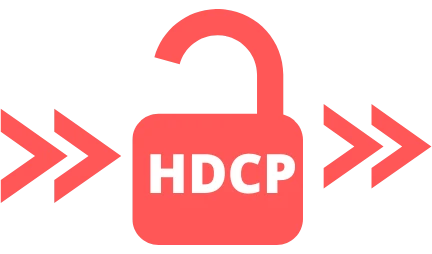 Permanently remove and strip HDCP protection.
