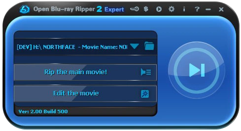 Open Blu-ray ripper screenshot